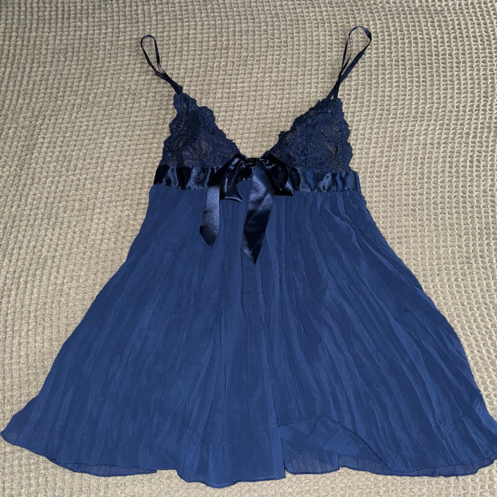 Victoria's Secret Midnight Blue Lace Dress